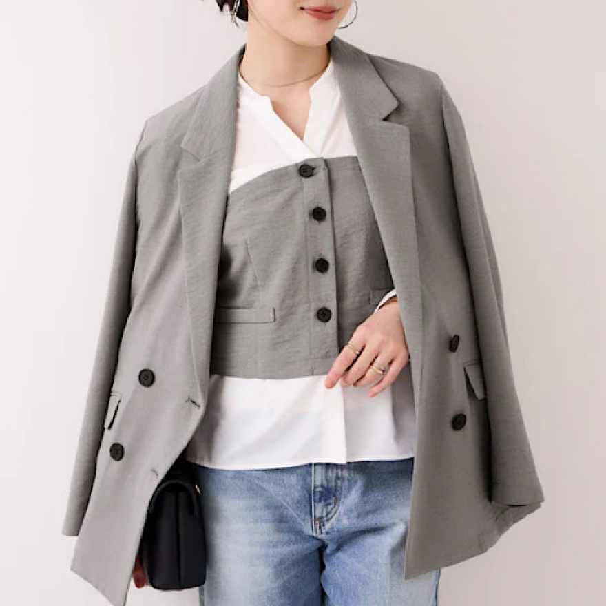 美easyリネンライクジャケット入荷！