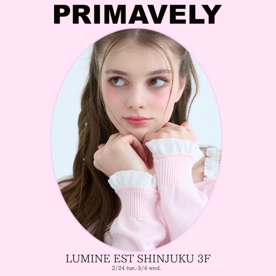 PRIMAVELY POP UP SHOP開催