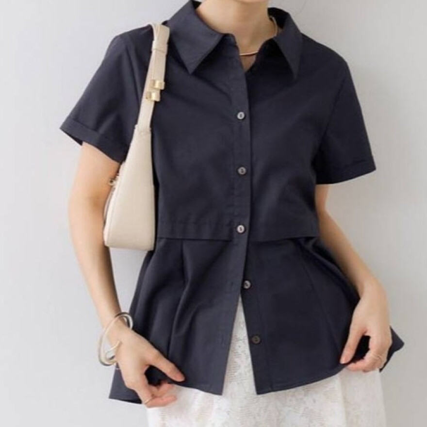 ペプラムシャツが入荷!!
