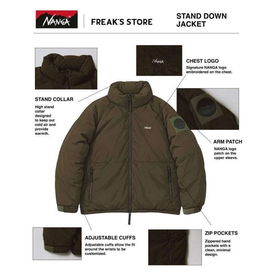 NANGA × FREAK'S STOREダウン