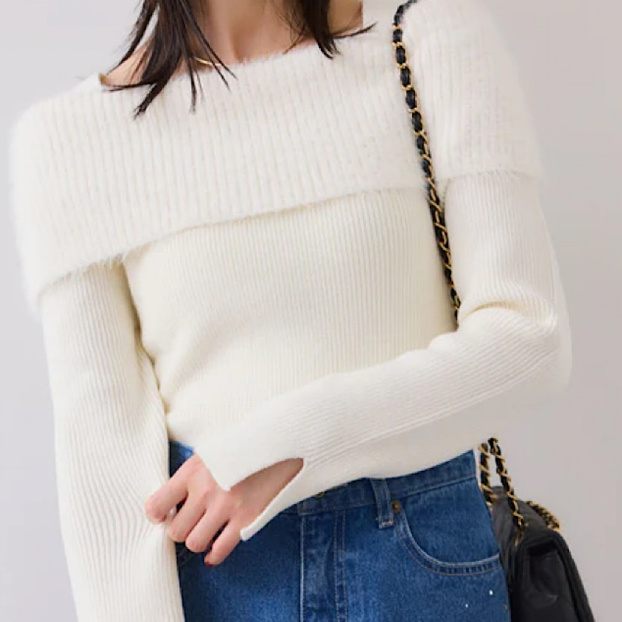 冬のオフショルニット入荷！