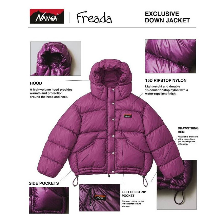 NANGA × FREAK'S STOREダウン