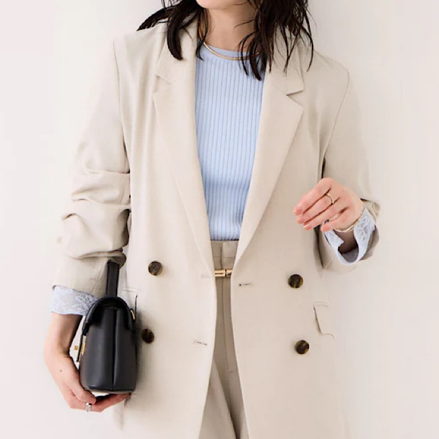 美easyリネンライクジャケット入荷！