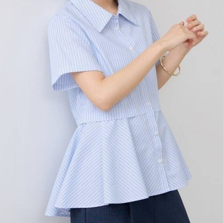 ペプラムシャツが入荷!!