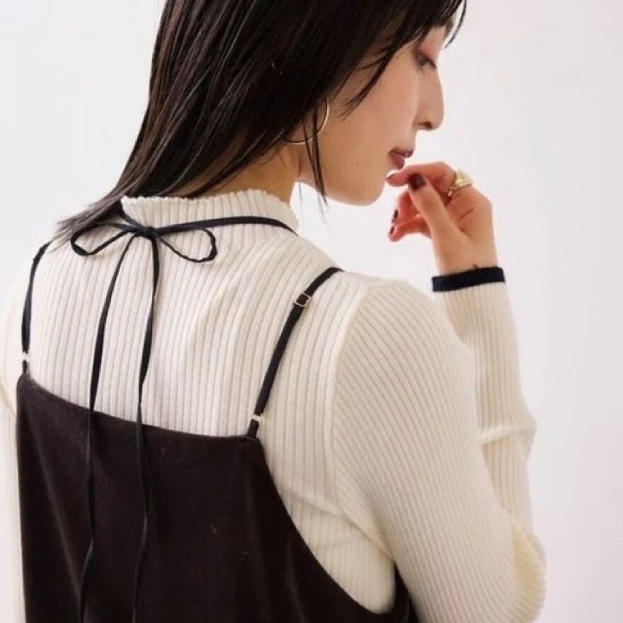 2WAY/ベロアワンピース