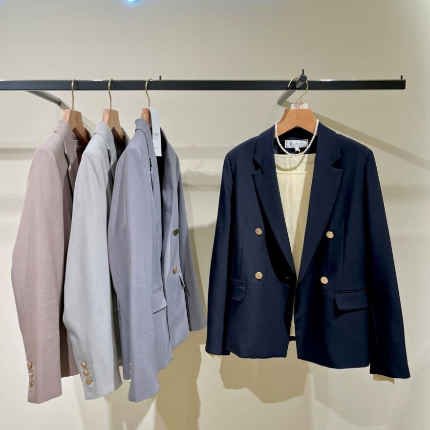 クリアツイル金釦ジャケット