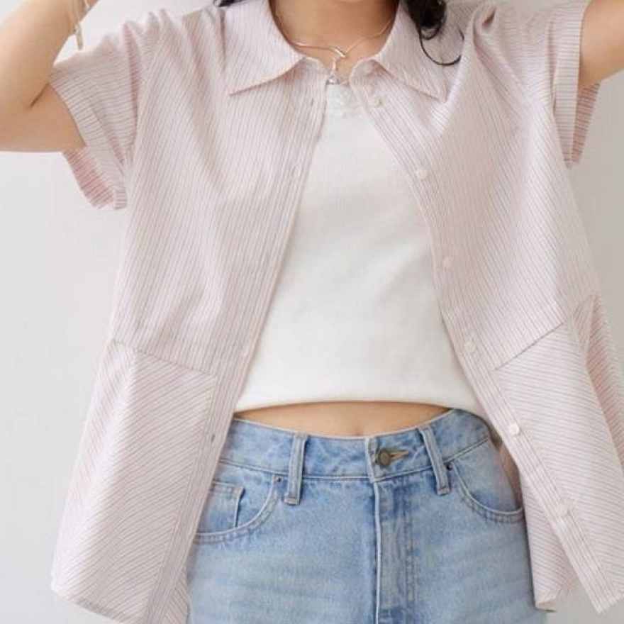 ペプラムシャツが入荷!!