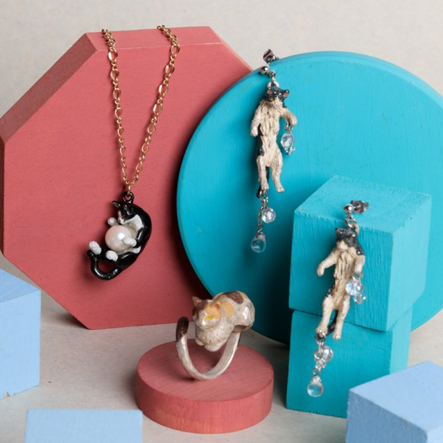 猫アクセサリー♪