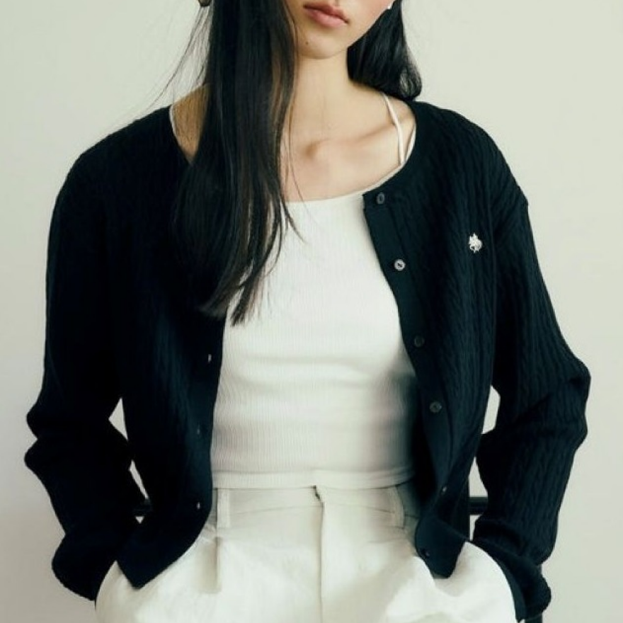 POLO BCS ケーブルカーディガン