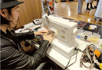 端切れで作るクラッチバッグ