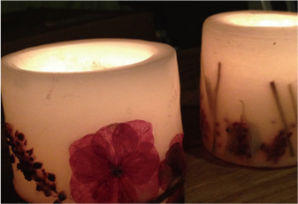 ボタニカル キャンドル作り